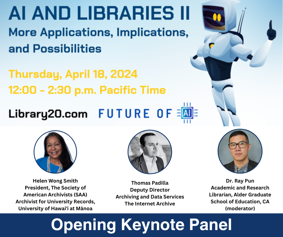 AI and Libraries II flyer